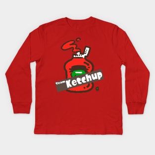 Splatfest Team Ketchup v.2 Kids Long Sleeve T-Shirt